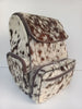 Cowhide Diaper Bag Backpack Western Cow Print