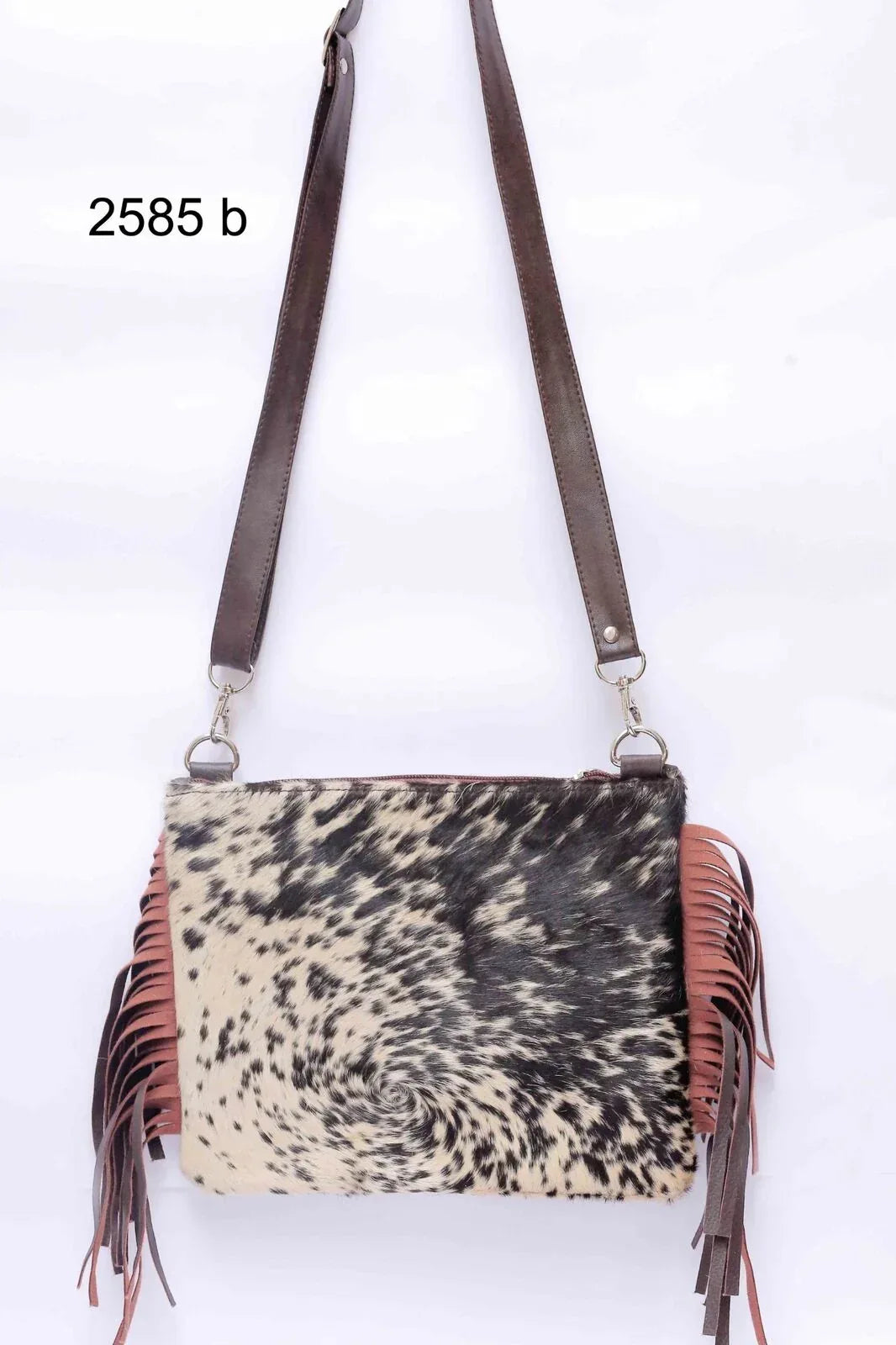 tricolor cowhide crossbody bag for women leather messenger purse
