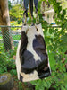 Cowhide Shopping Overnight Bag