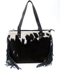 Cowhide Shoulder Bag Large Tote Cowhide Hospital Style Bag
