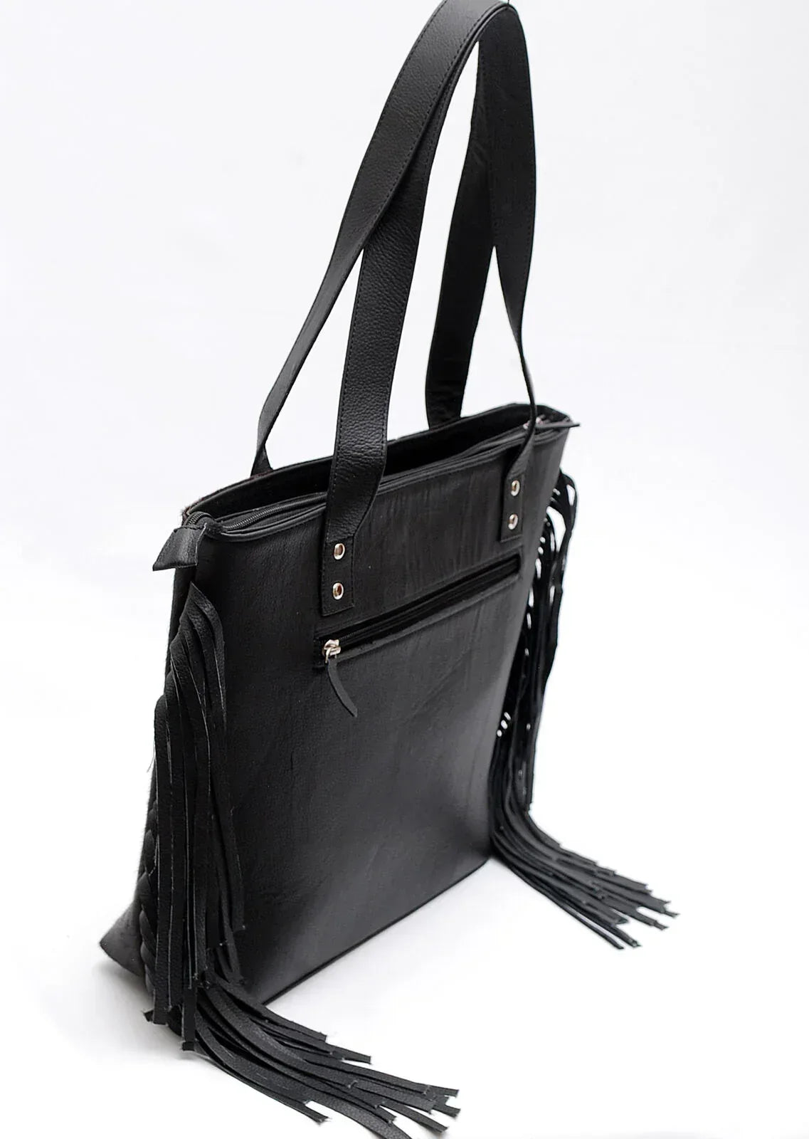 Cowhide Shoulder Bag Large Tote Cowhide Hospital Style Bag