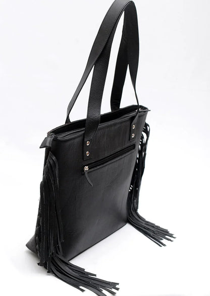 Cowhide Shoulder Bag Large Tote Cowhide Hospital Style Bag