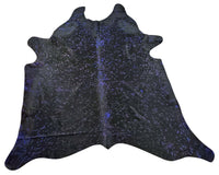 Lovely purple metallic on cowhide rug that will look beautiful in any bedroom, it is well made and pattern makes almost neutral and goes with any rug.