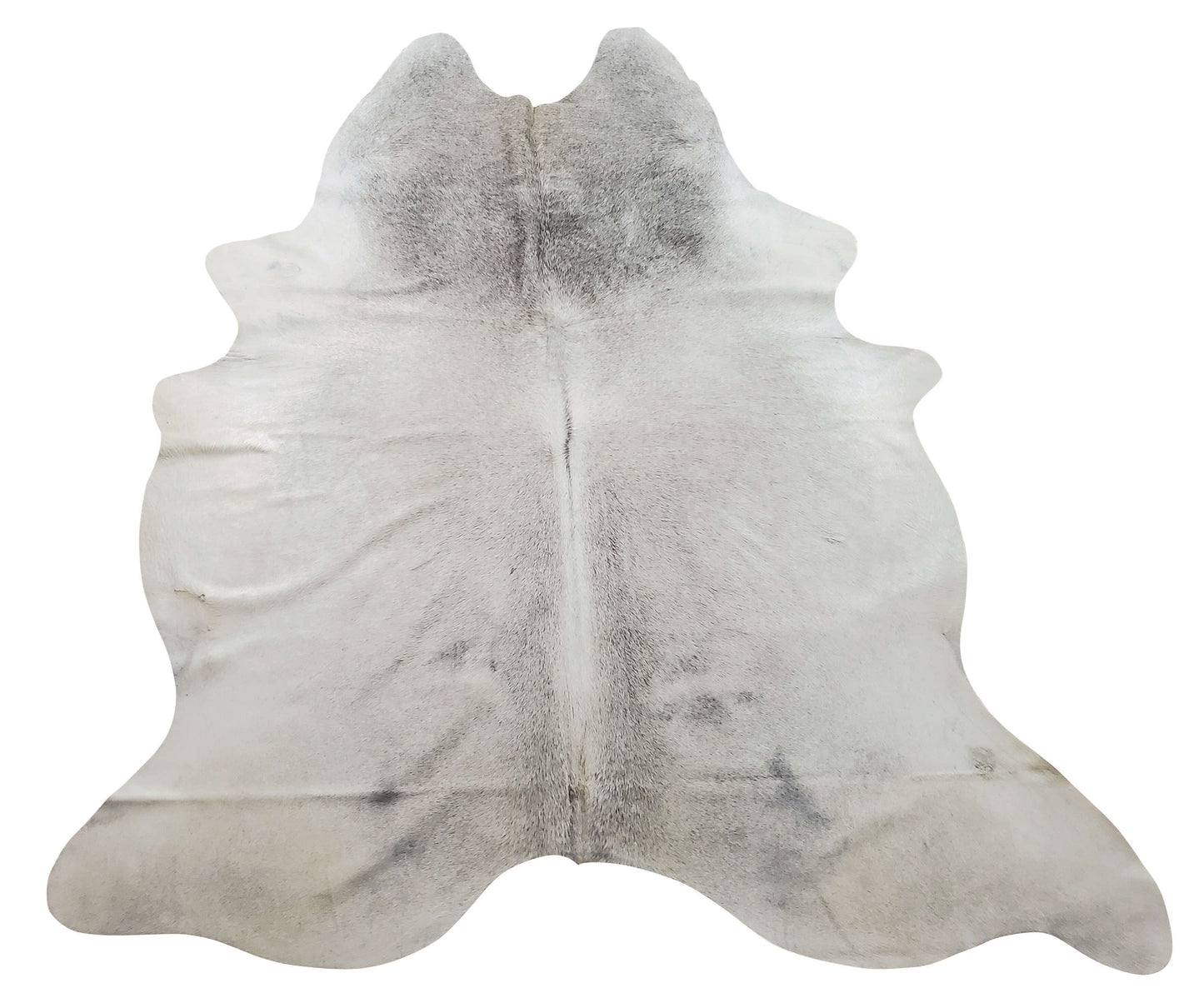 A large grey cowhide rug is a great way to add a touch of farmhouse or cottage style to your home decor. 