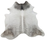 This rug is made from soft and smooth cowhide, which makes it natural and real. The light grey color of this rug will complement any décor in your entryway.