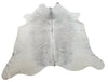 Light gray cowhide rug is versatile and easy to match with other décor, it is very soft and smooth to walk on and perfect for kids and pets.