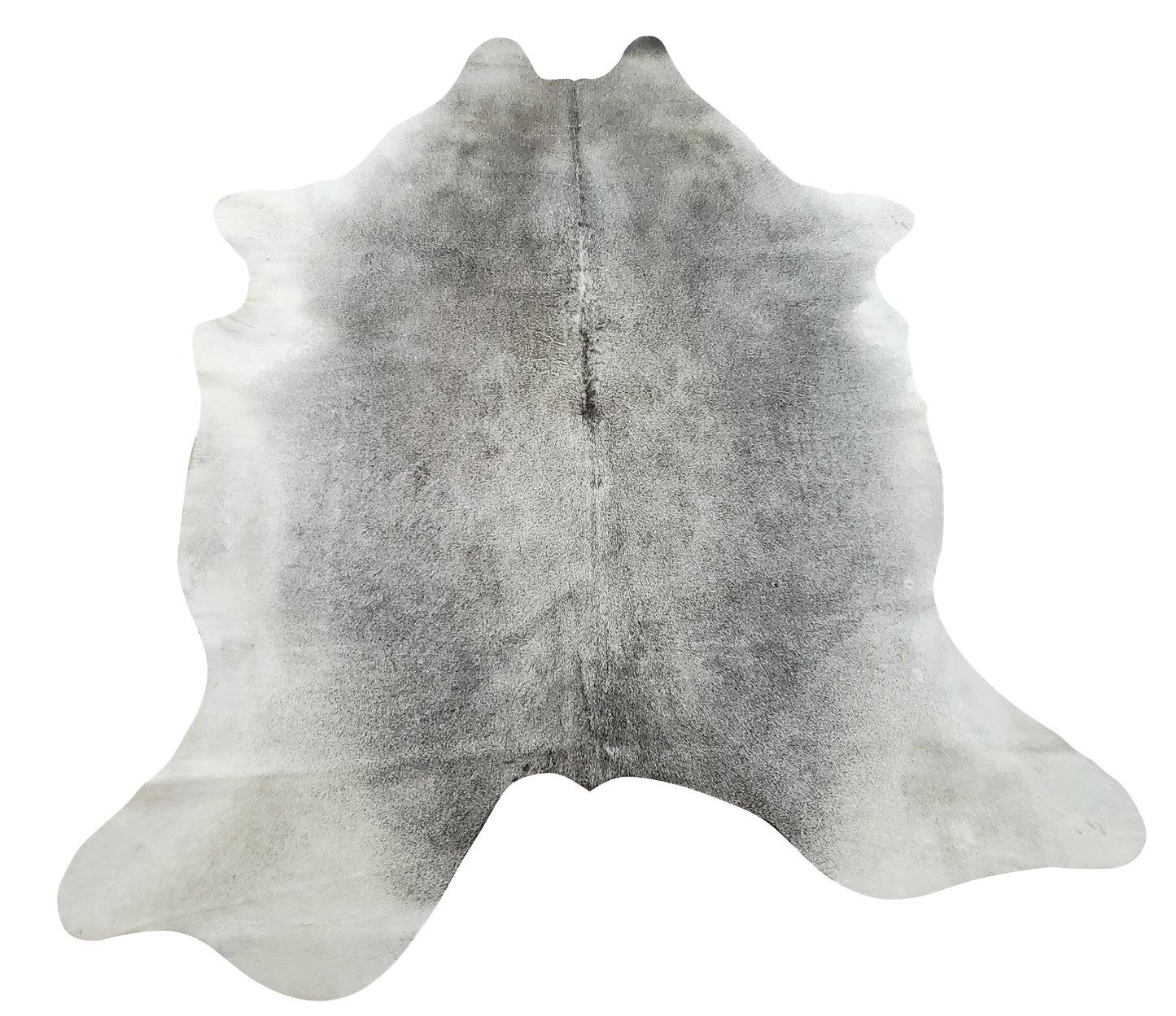 New Large Dark Grey Cowhide Rug 6ft x 5.5ft