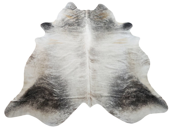 An exotic new large grey brindle cowhide rug is the talk of the town, perfect for any boho space. We have hundreds of natural grey shades in stock.