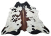Tricolor cowhide rugs