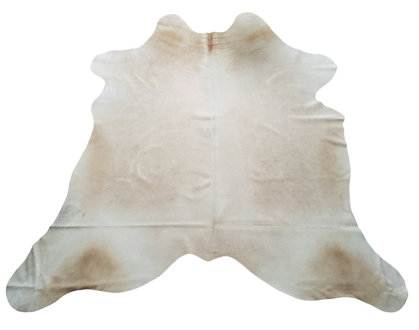 This beautiful beige champagne cowhide rug can give any interior a rustic and cozy look at the same time, it's very soft and amazing to walk on.