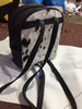 A black white customized cowhide baby bag with lots of characters and options, lets us if you need cowhide bag for a present before a certain date