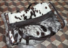 Cowhide Luggage Bag Hair On Hide Leather Travel Duffle