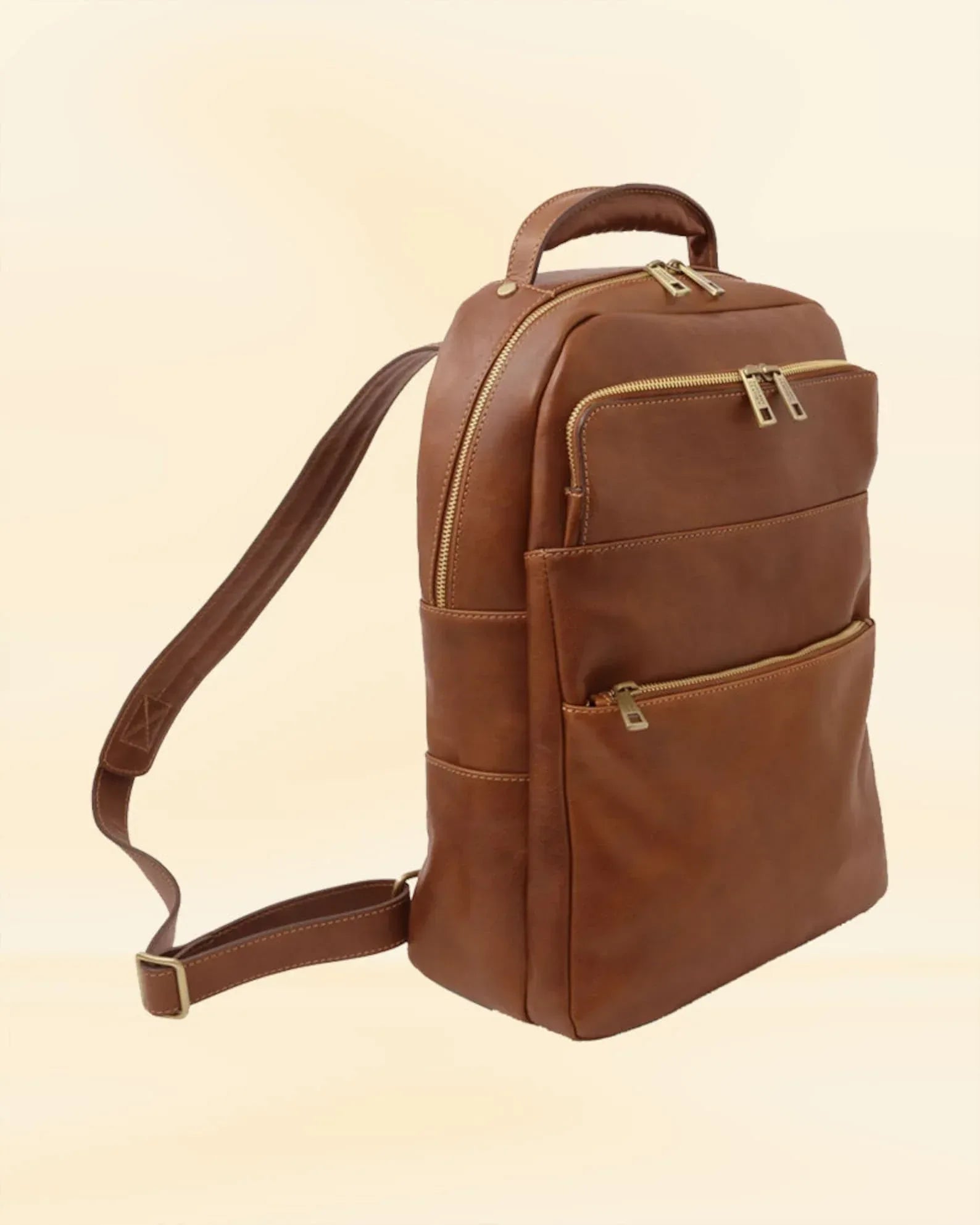 Leather Laptop Backpack Genuine Leather Backpack for Travel