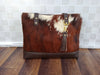 Tricolor cowhide tote bag leather shoulder handbag