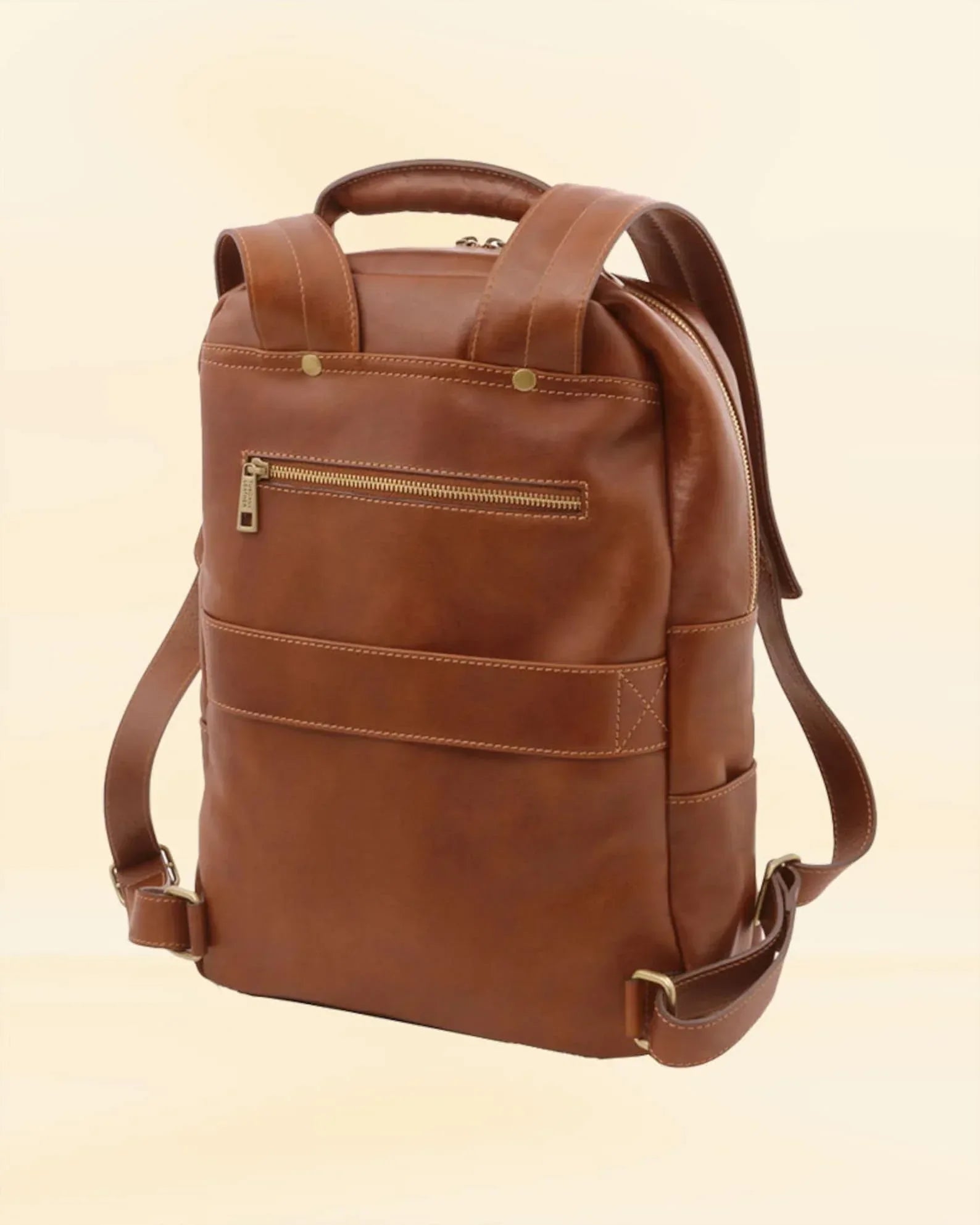Leather Laptop Backpack Genuine Leather Backpack for Travel