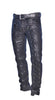 Real Leather Lace Up Biker Pants for Men Gothic Style