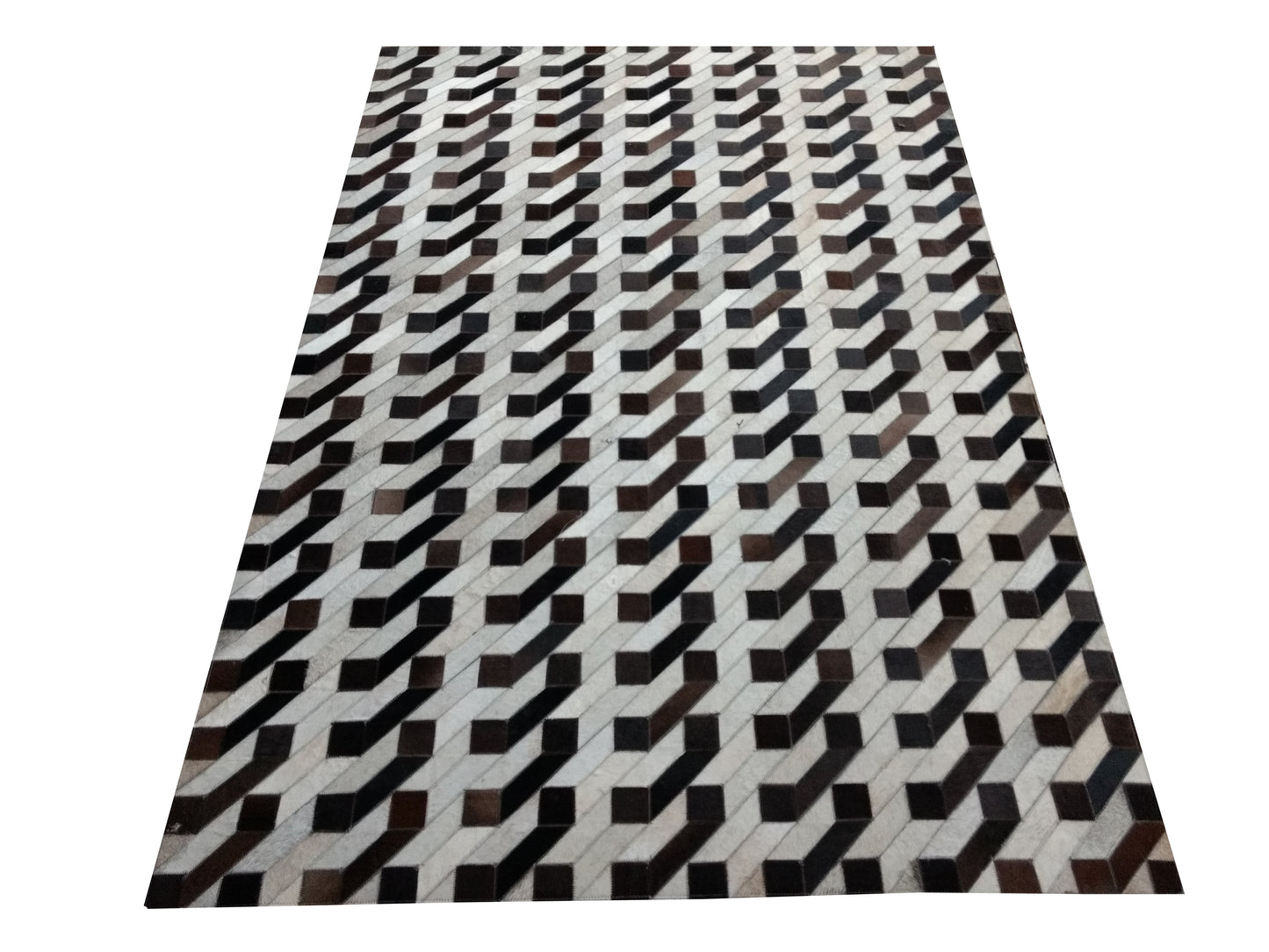patchwork cowhide leather rugs