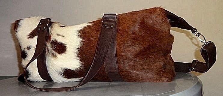 Cowhide Weekender Duffle Bag – Hair On Hide Travel Bag