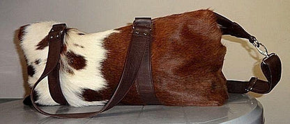 Cowhide Weekender Duffle Bag – Hair On Hide Travel Bag