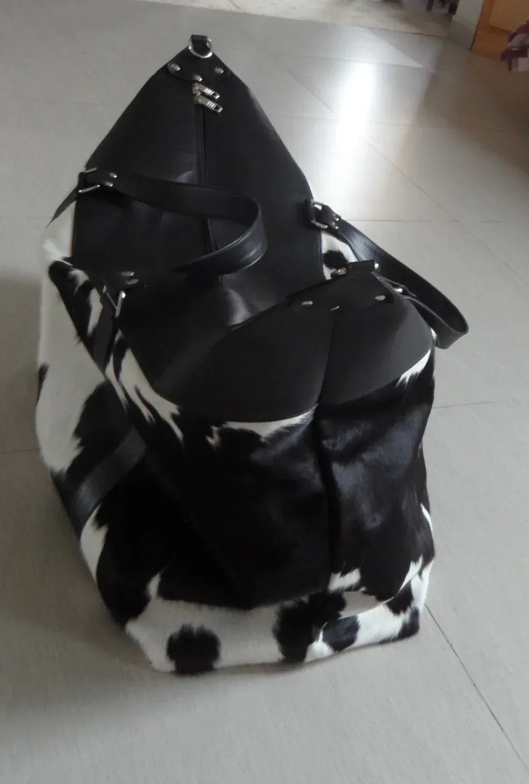 Cowhide Luggage Bag – Hair On Hide Leather Travel Duffle
