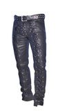 Real Leather Bikers Pants Laces