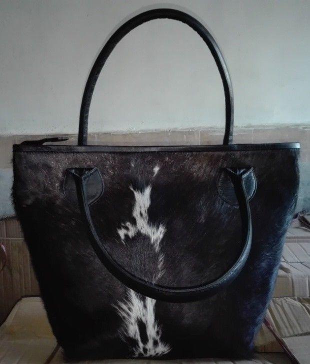 Cowhide Tote Bag