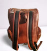 Cowhide backpack with fringe western leather backpack purse