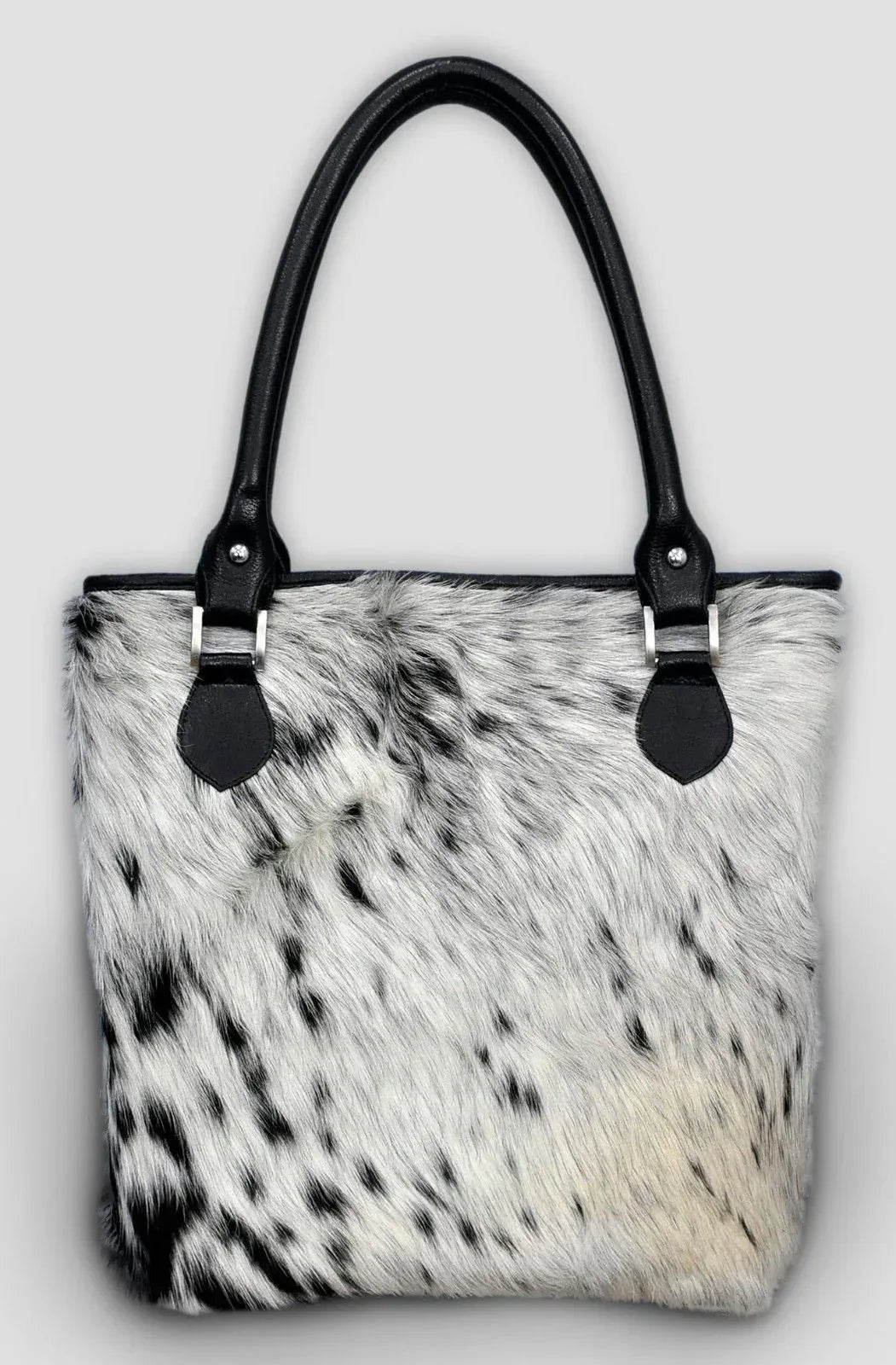 Western cowhide purse genuine cow skin shopper