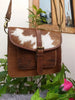 western cowhide crossbody purse for women leather shoulder bag